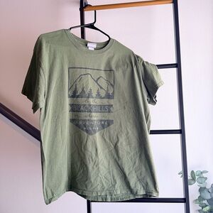 Green Black Hills Graphic Tee